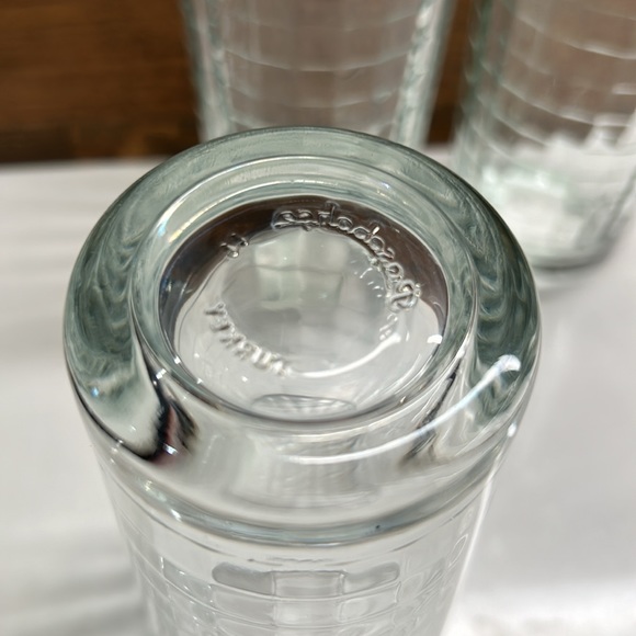 Pasabache Optic Block Vintage Retro Highball Or Juice Glasses 8oz Capacity - Picture 6 of 6